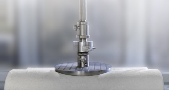 Almofada TEMPUR® a ser testada